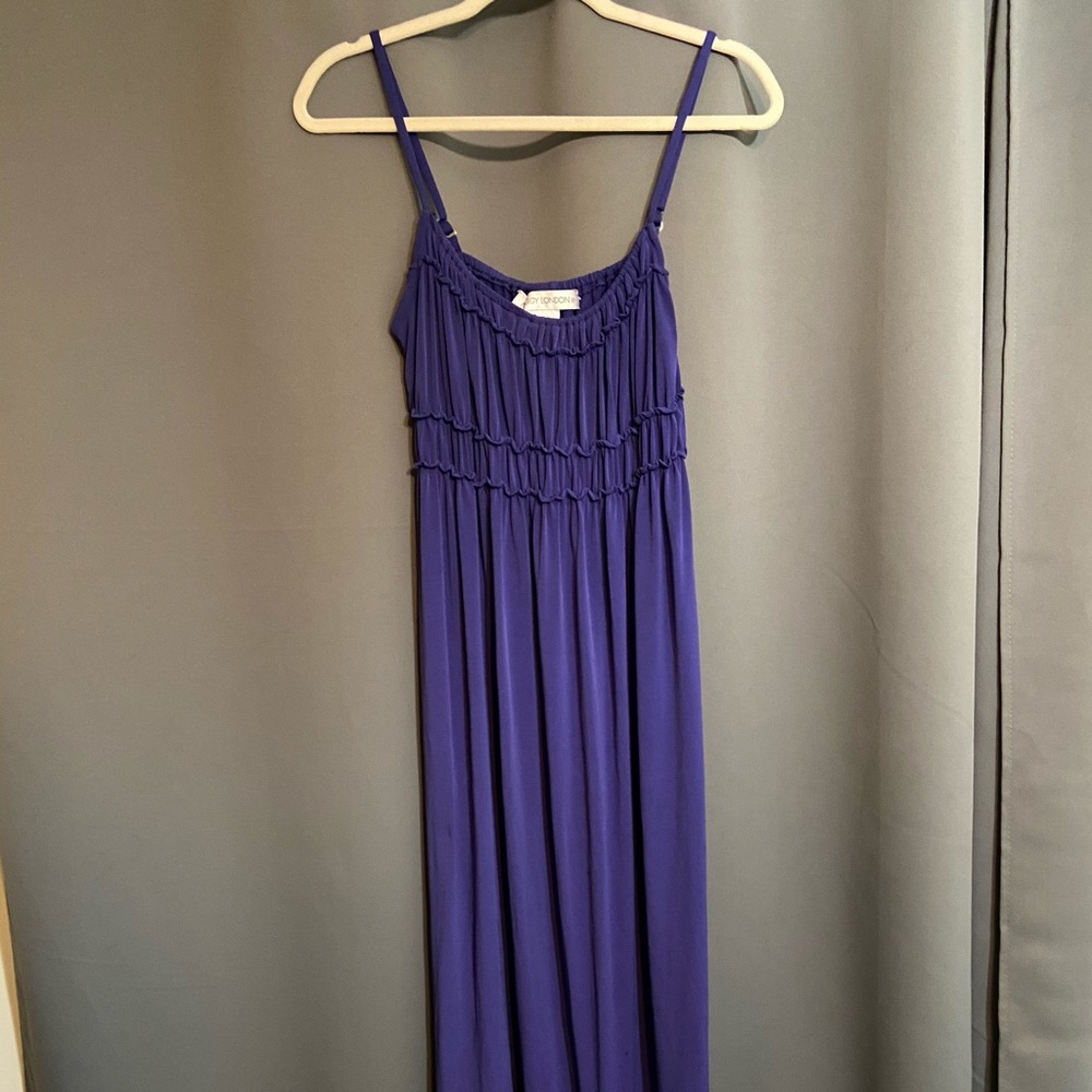 Purple Flowy Maxi Dress